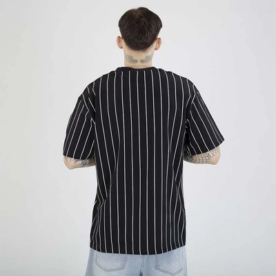 Koszulka Karl Kani KK Small Signature pinstripe 6030153 czarna