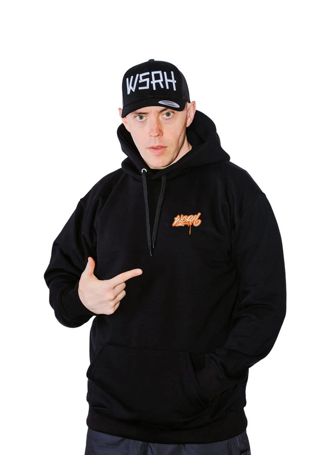 Bluza WSRH Hoodie Home Of Hip Hop czarna