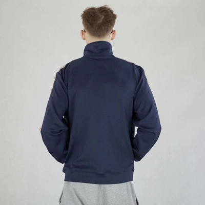 Bluza Crewneck SikSilk Zip SS-26761 granatowa