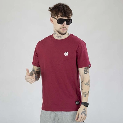 Koszulka Pit Bull Small Logo bordowa