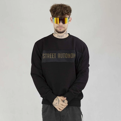 Bluza Street Autonomy Crewneck Com czarna