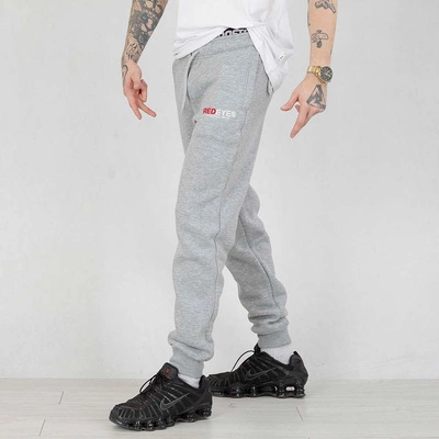Spodnie dresowe Red Eyes Haft szare