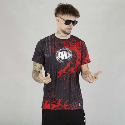 Koszulka Sportowa Pit Bull Mesh Performance Pro plus Blood Dog II czarny