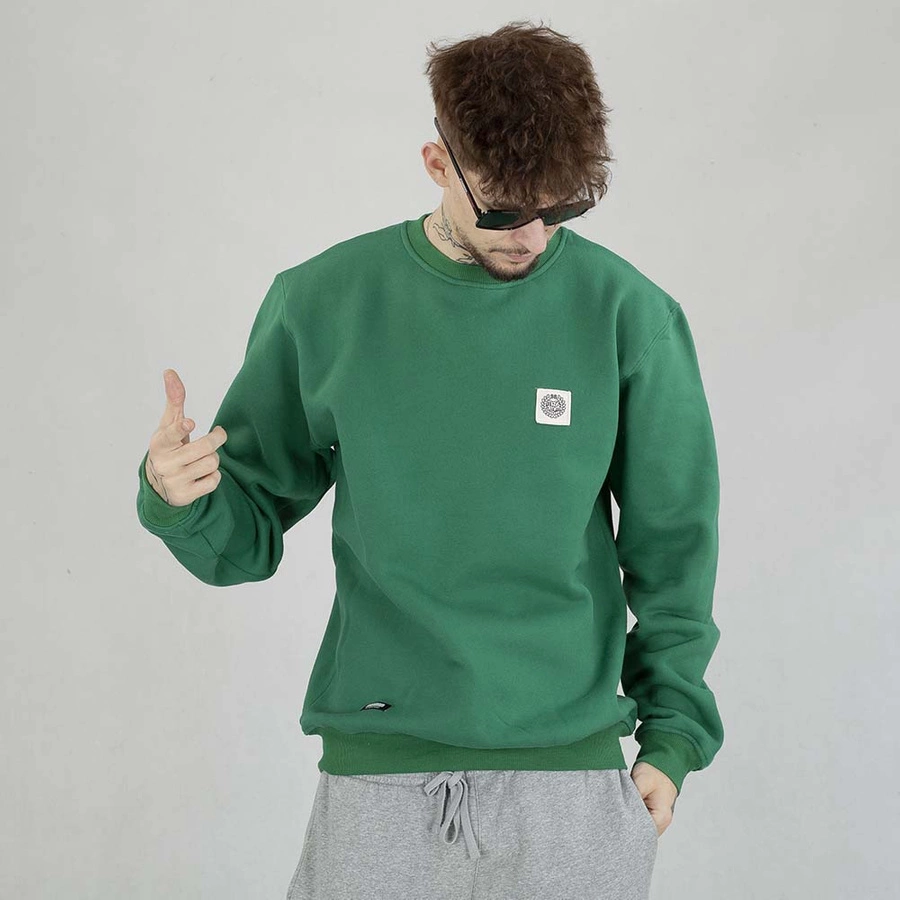 Bluza Mass Crewneck Patch zielona