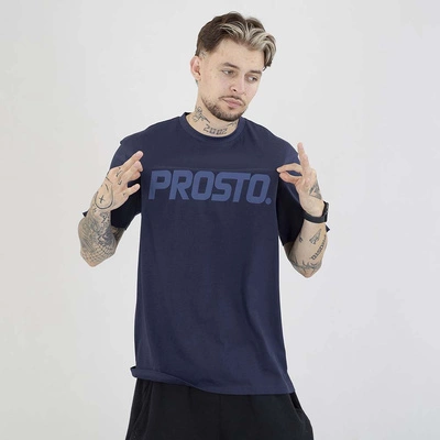 Koszulka Prosto Big Log granatowa