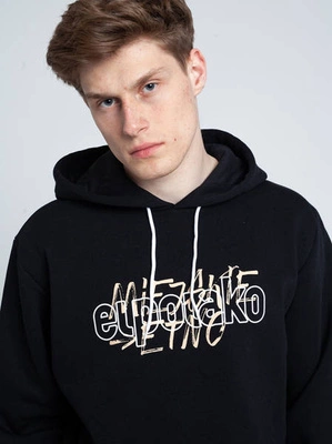 El Polako ME ELPO Bluza z Kapturem Czarny