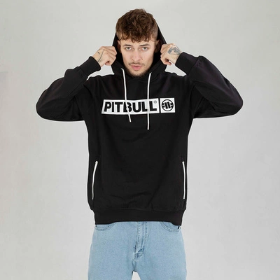 Bluza Pit Bull Hoodie Terry Hilltop czarna