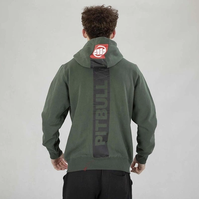 Bluza Pit Bull Hoodie Zip Hilltop 22 ciemno zielna