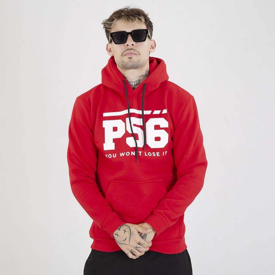 Bluza Hoodie Dudek P56 You Won't czerwona