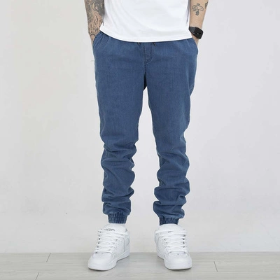 Spodnie Grube Lolo Dymek Back Haft light jeans