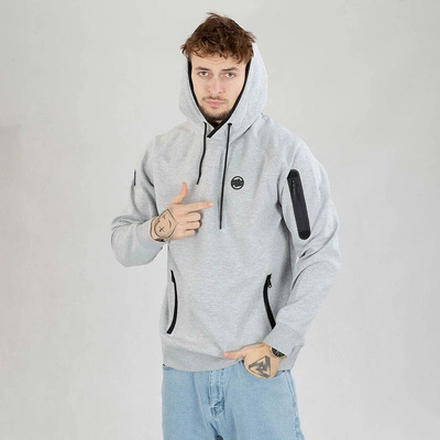 Bluza Pit Bull Hoodie Stafford szara