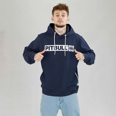 Bluza Pit Bull Hoodie Terry Hilltop granatowa