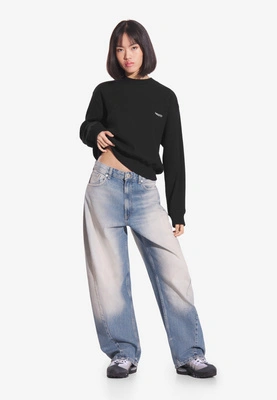 Bluza Prosto Crewneck Ribbed czarna