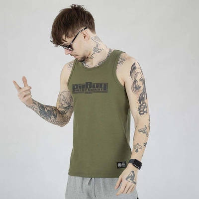 Tank Top Pit Bull Rib Classic Boxing oliwkowy