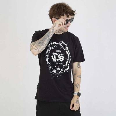 Koszulka Ciemna Strefa Łańcuch Gotyk czarna