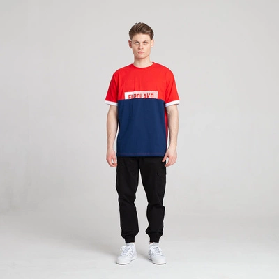 El Polako 3CUT T-Shirt Czerwony/Granatowy