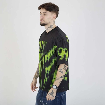 Koszulka Stoprocent Jersey Bullet czarny zielony