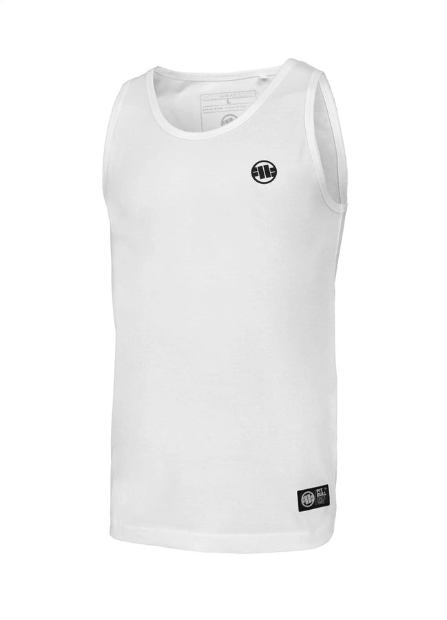 Tank top Pit Bull Slim Fit Small Logo biały