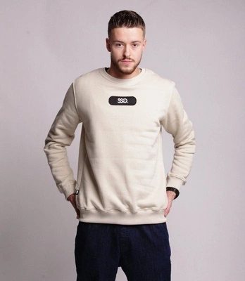 Smoke Story SMALL SSG Bluza bez kaptura Beżowy