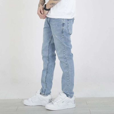 Spodnie I8 Denim SKIN15 Skinny jasne niebieskie