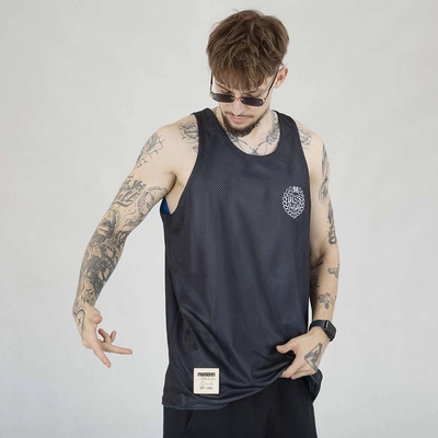 Tank Mass Base Back czarna niebieska