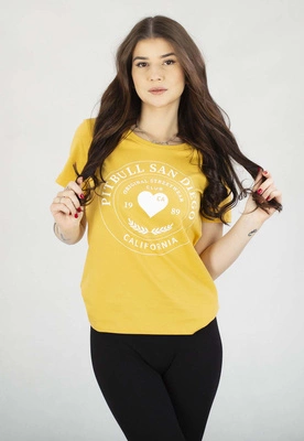 Koszulka Pit Bull Heartie żółty