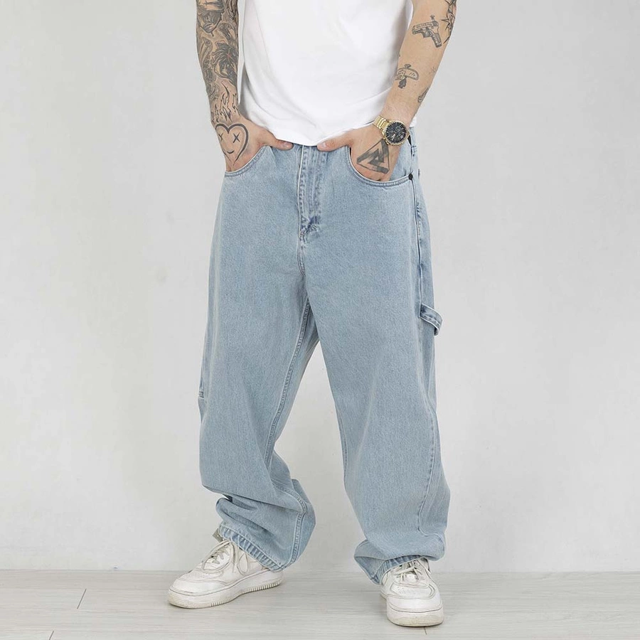 Spodnie Mass Jeans Extra Baggy Fit Elementary light blue