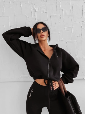 Bluza Olavoga Hoodie ZIP Linos czarna