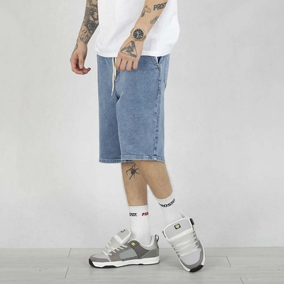 Krótkie Spodenki El Polako EP Skin Badge medium blue jeans