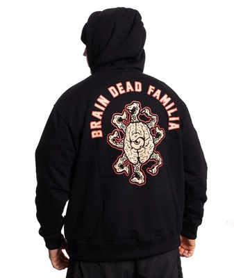 Bluza Brain Dead Familia Hoodie 246 Ośmiornica czarna