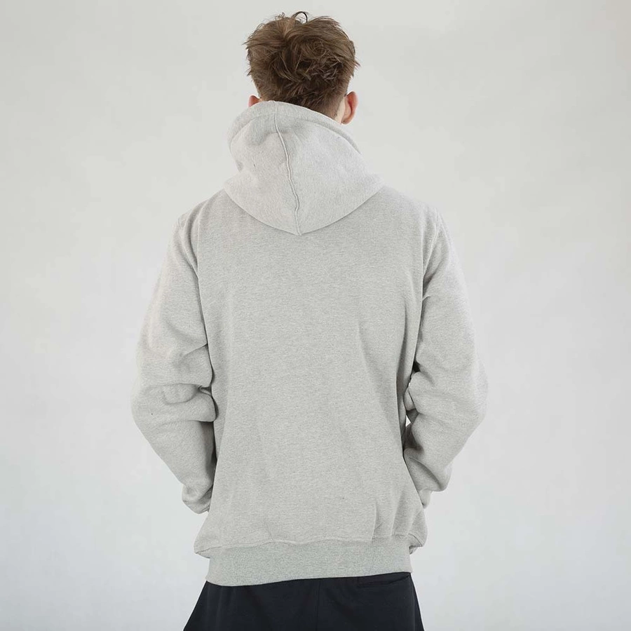 Bluza Hoodie Mass ZIP Signature Patch szara