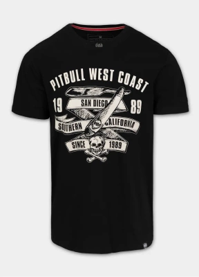 Koszulka Pit Bull Slim Fit Oldschool Razor czarna