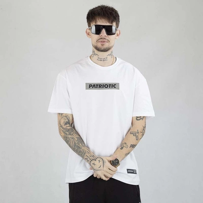 Koszulka Patriotic Futura Box biała