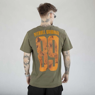 Koszulka Pit Bull Eighty Nine Dog oliwkowa