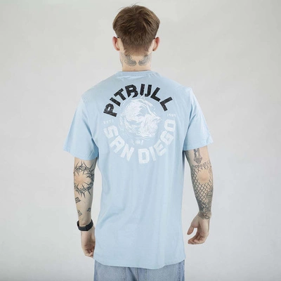 Koszulka Pit Bull Dog SD błękitna