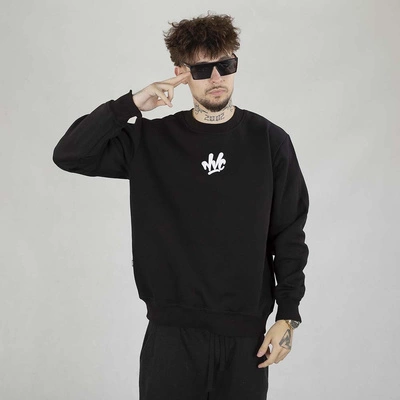 Bluza Crewneck Nice View Brand Big Back czarno biała