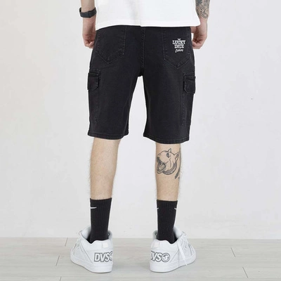 Krótkie Spodenki Lucky Dice LD Haft Name czarne