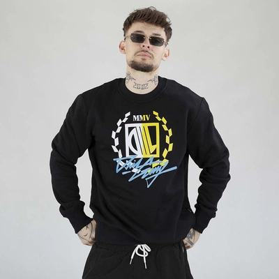 Bluza Diil Bez Kaptura Laur Gang czarna błękitna