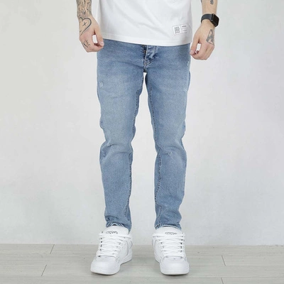 Spodnie I8 Denim SKIN07 Skinny niebieskie