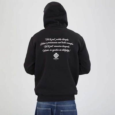 Bluza Hoodie Ciemna Strefa Statystyka czarna