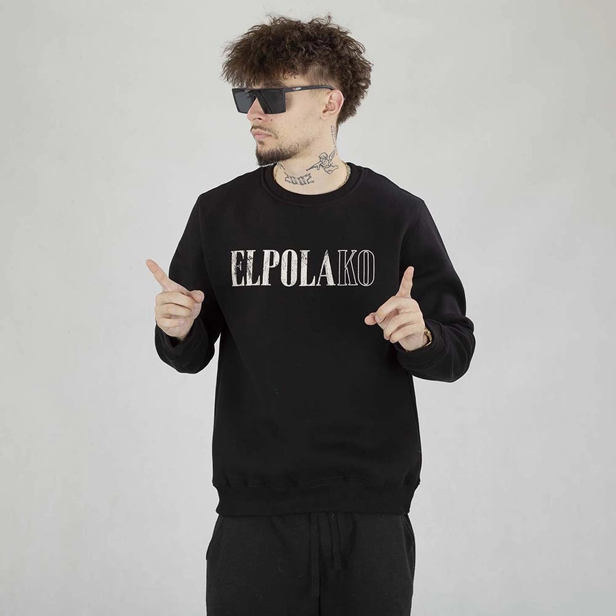 Bluza El Polako Crewneck Vintage czarna