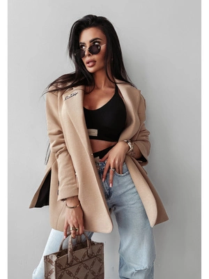 Damska Marynarka Olavoga Sakko beżowa