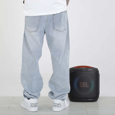 Spodnie Regular Prosto Bunker niebieskie