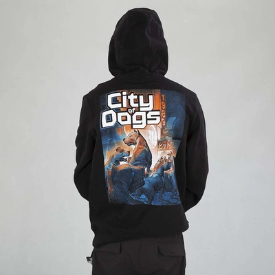 Bluza Pit Bull Hoodie City Of Dogs  czarna