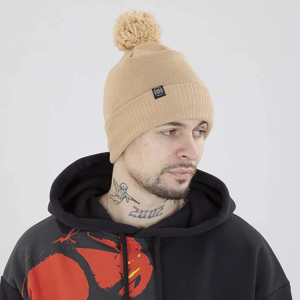 Czapka Pit bull Bubble Small Logo II beżowa