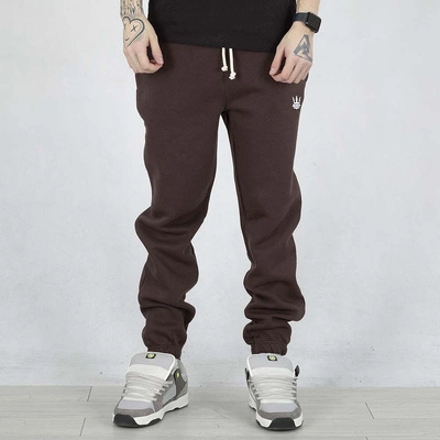 Spodnie Dresowe Jigga Wear Black Crown brązowe