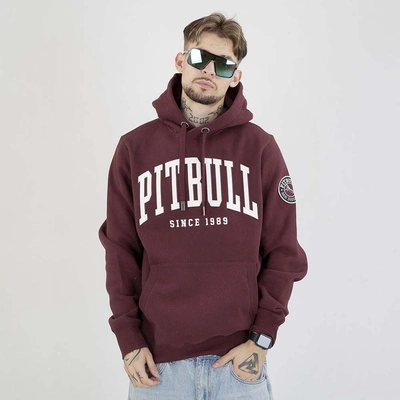 Bluza Pit Bull Hoodie Norton bordowa