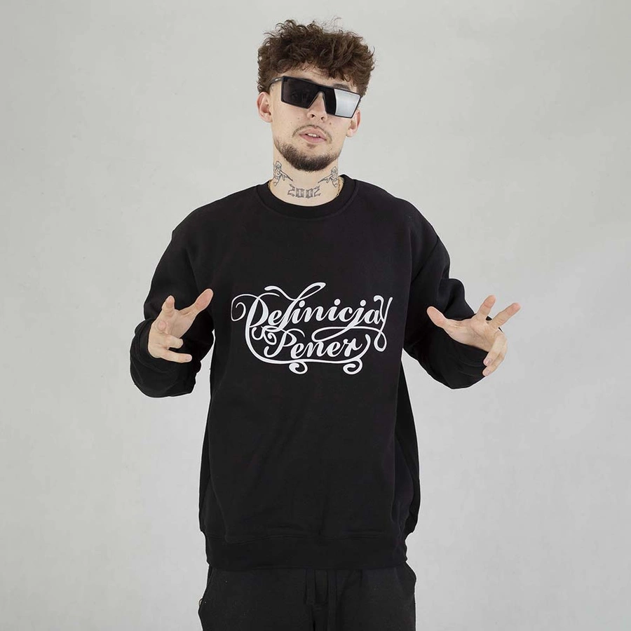 Bluza Crewneck RPS Rychu Peja Solufka Definicja Pener czarna