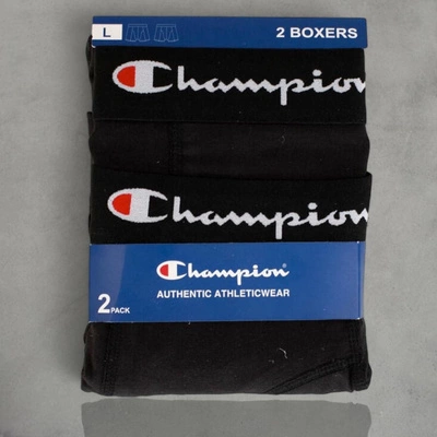 Bokserki Champion 2Pack U20002 czarne 