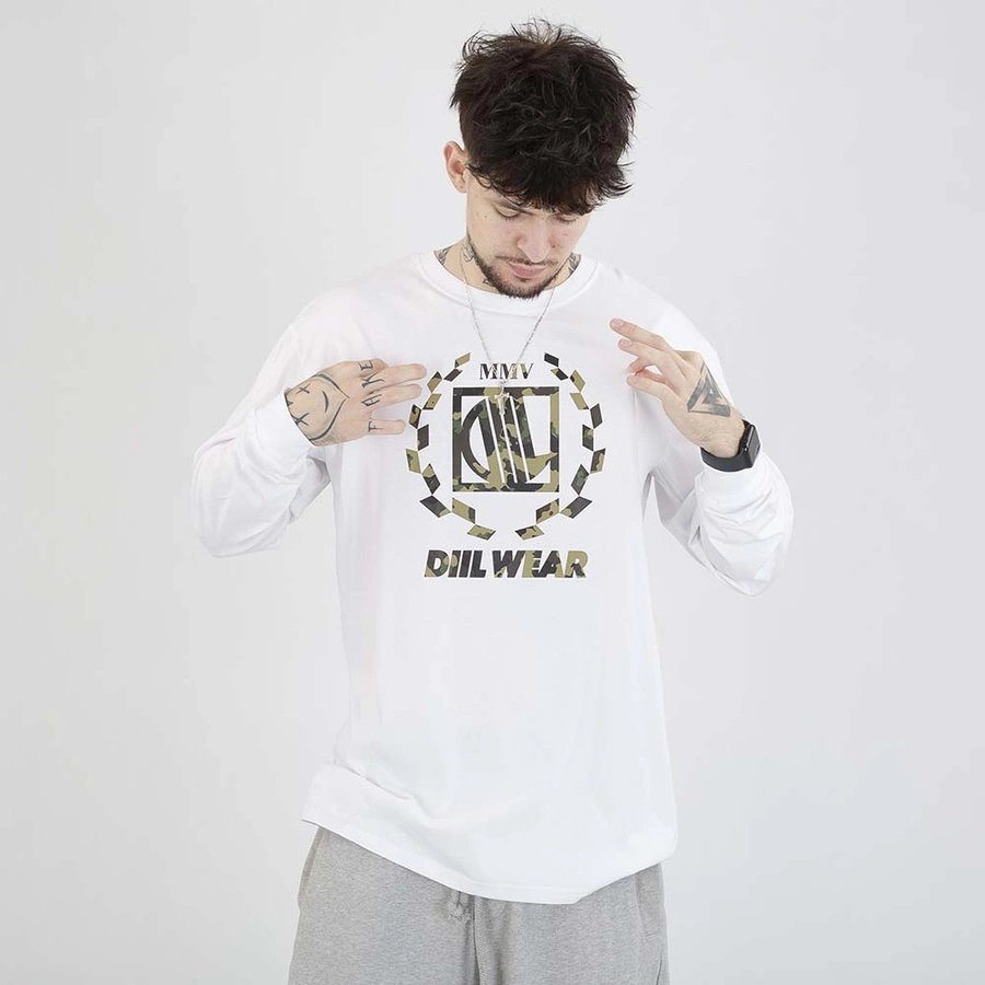 Longsleeve Diil Moro biały